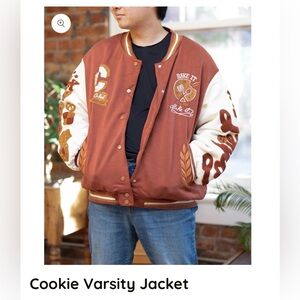 Unisex Cookie Varsity Jacket